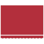 Einziehbare Markise Rot 350 x 250 cm Polyester und Aluminium