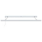 Einziehbare Markise Rot 350 x 250 cm Stoff und Metall