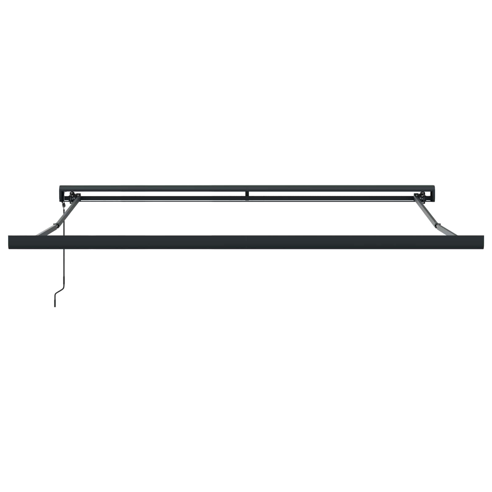 Markise Rot 350 x 250 x 165 cm Polyester und Aluminium