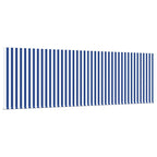 Einziehbare Markise Blau und Weiß 400 x 300 cm