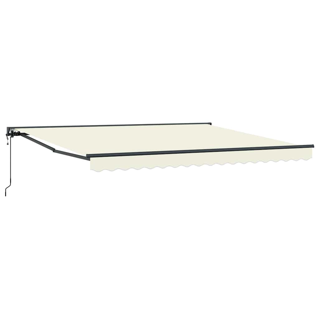 Markisenrahmen Creme 400 x 300 cm Polyester mit PU-Beschichtung