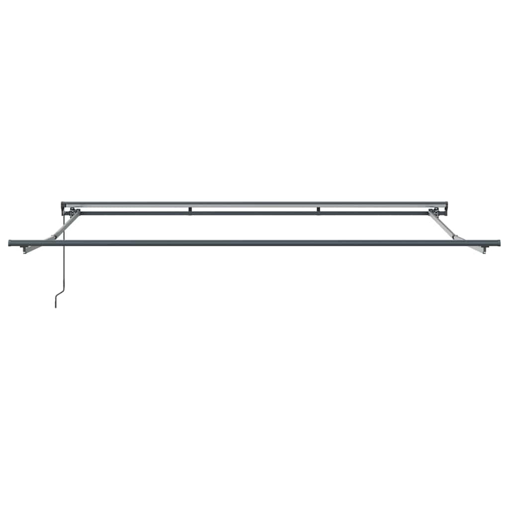 Einziehbare Markise Creme 400 x 300 cm Polyester und Aluminium