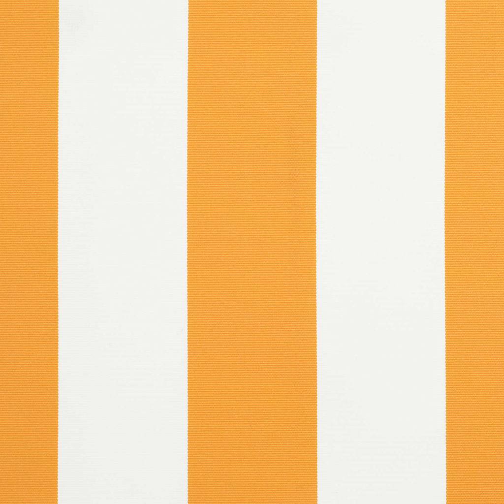 Markisenrahmen Gelb und Weiß 400 x 300 cm