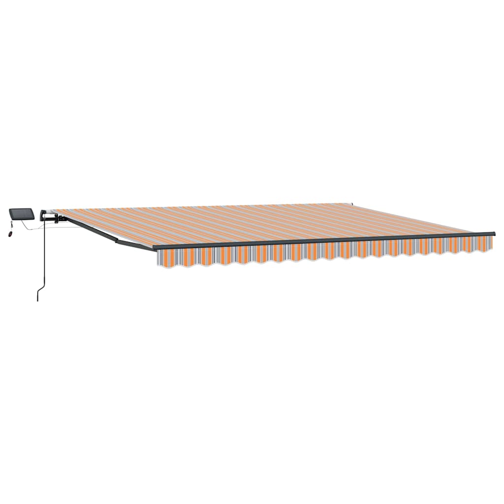 Einziehbare Markise Mehrfarbig 400 x 300 cm Stoff