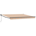 Einziehbare Markise Mehrfarbig 400 x 300 cm