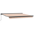 Markise Mehrfarbig 400 x 300 cm Polyester und Aluminium