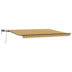 Einziehbare Markise Mehrfarbig 400 x 300 cm Stoff