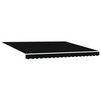 Markisenstoff Schwarz 400 x 300 cm Polyester