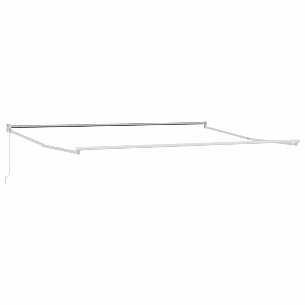 Einziehbare Markise Schwarz 400 x 300 cm