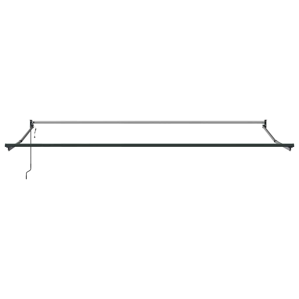 Einziehbare Markise Schwarz 400 x 300 cm
