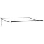 Einziehbare Markise Beige 400 x 300 cm Polyester und Aluminium