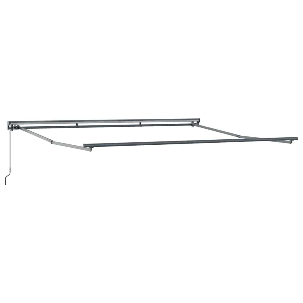 Markisenrahmen Weiß 400 x 300 cm Polyester mit PU-Beschichtung