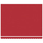 Einziehbare Markise Rot 400 x 300 cm Polyester und Aluminium