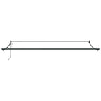 Einziehbare Markise Rot 400 x 300 cm Polyester und Aluminium