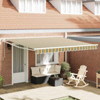 Einziehbare Markise Mehrfarbig 400 x 300 cm