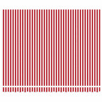 Einziehbare Markise Rot und Weiß 400 x 350 cm