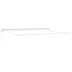 Elektrische ausziehbare Markise Mehrfarbig 400 x 350 cm