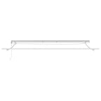Einziehbare Markise Beige 400 x 350 cm Polyester und Metall