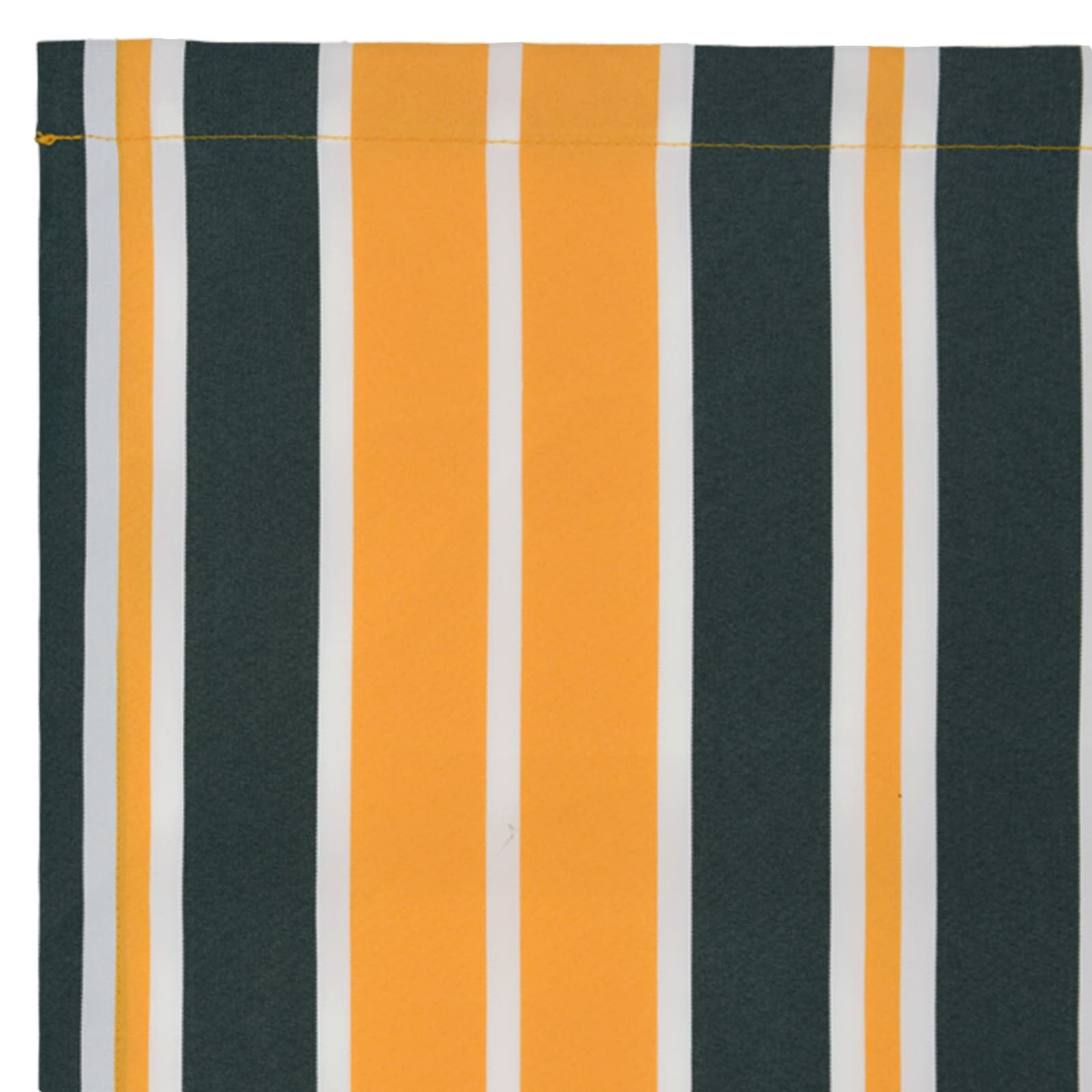 Einziehbare Markise Grün und Weiß 400 x 350 cm