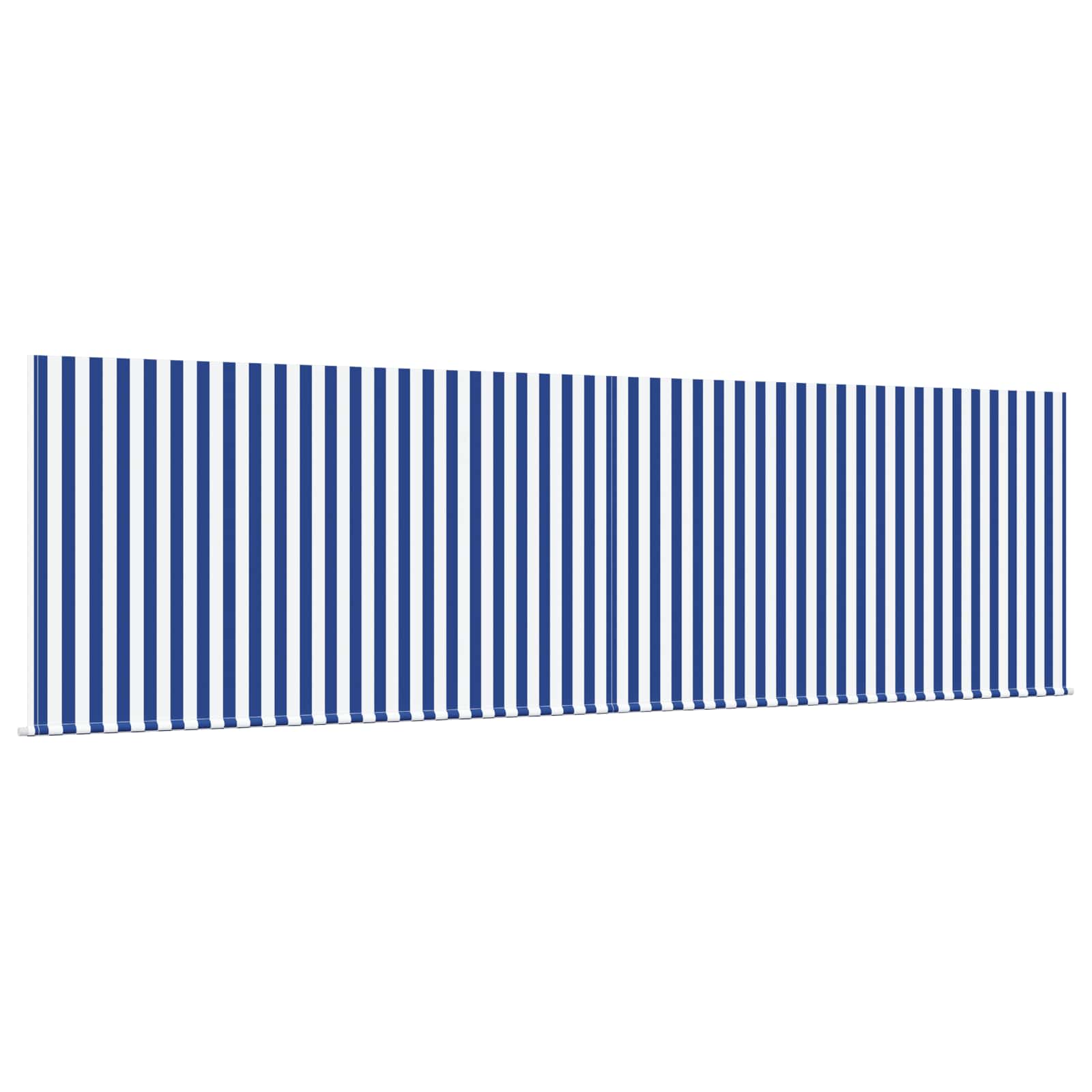 Einziehbare Markise Blau und Weiß 400 x 300 cm