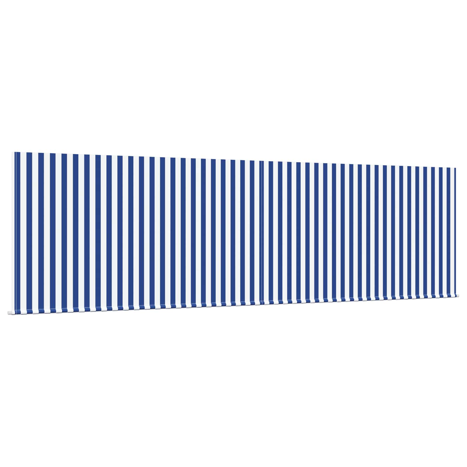 Einziehbare Markise Blau und Weiß 400 x 300 cm