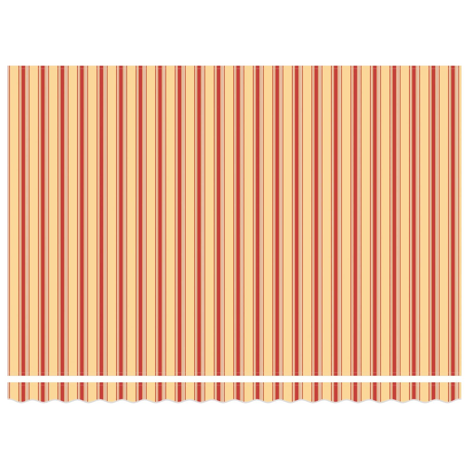 Einziehbare Markise Gelb und Orange 450 x 300 cm