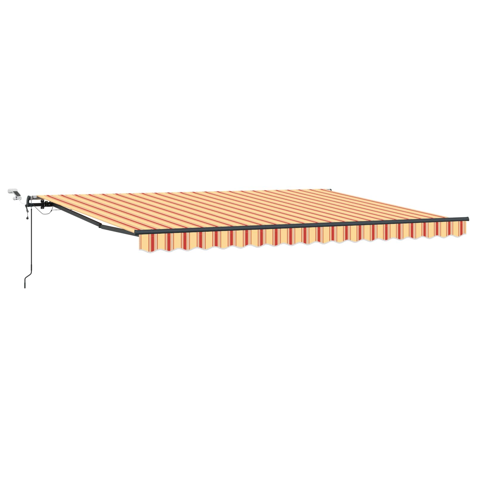 Markisenstoff Gelb und Orange 450 x 300 cm Polyester