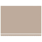 Einziehbare Markise Beige 450 x 300 cm Stoff und Aluminium