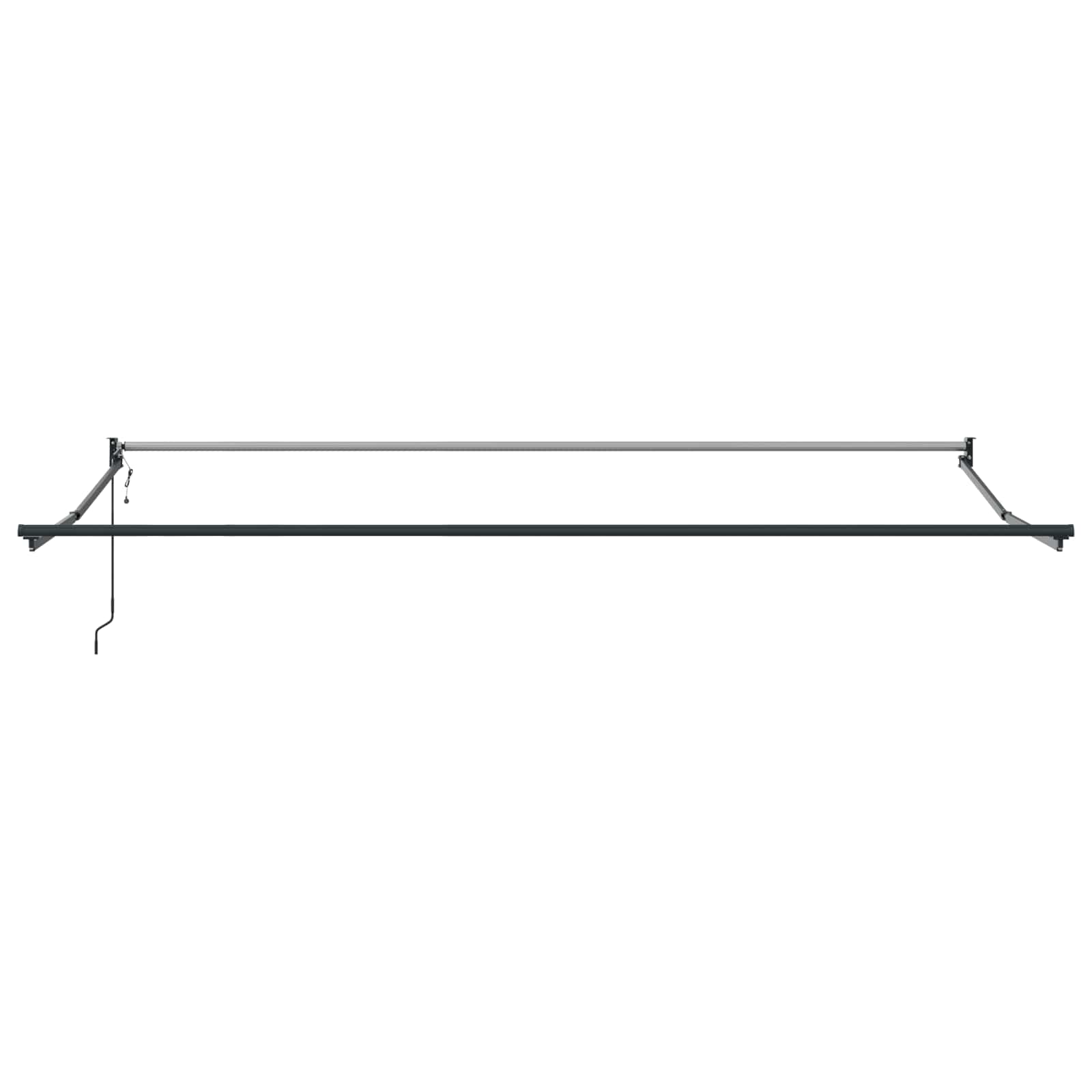 Markise Grün und Weiß 450 x 300 x 165 cm Polyester und Metall