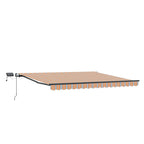 Einziehbare Markise Mehrfarbig 450 x 350 cm Stoff