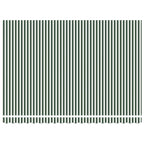 Markise Grün und Weiß 450 x 350 x 165 cm Polyester