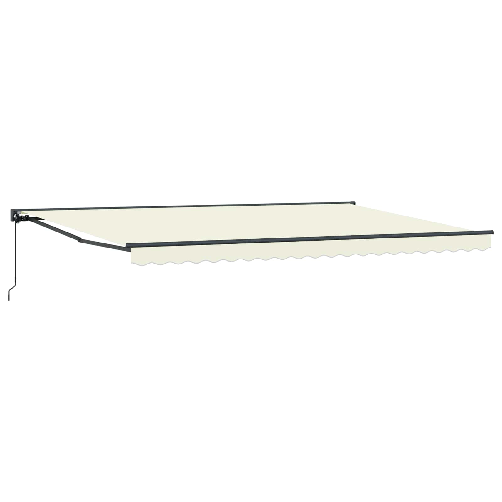 Markisenrahmen Creme 500 x 300 cm Polyester mit PU-Beschichtung