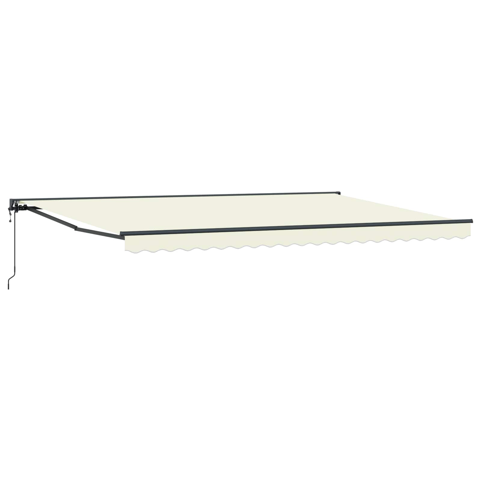 Markisenrahmen Creme 500 x 300 cm Polyester mit PU-Beschichtung