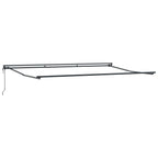 Einziehbare Markise Anthrazit 500 x 300 cm