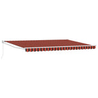 Markise Orange und Braun 500 x 300 x 165 cm