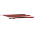 Markise Orange und Braun 500 x 300 x 165 cm
