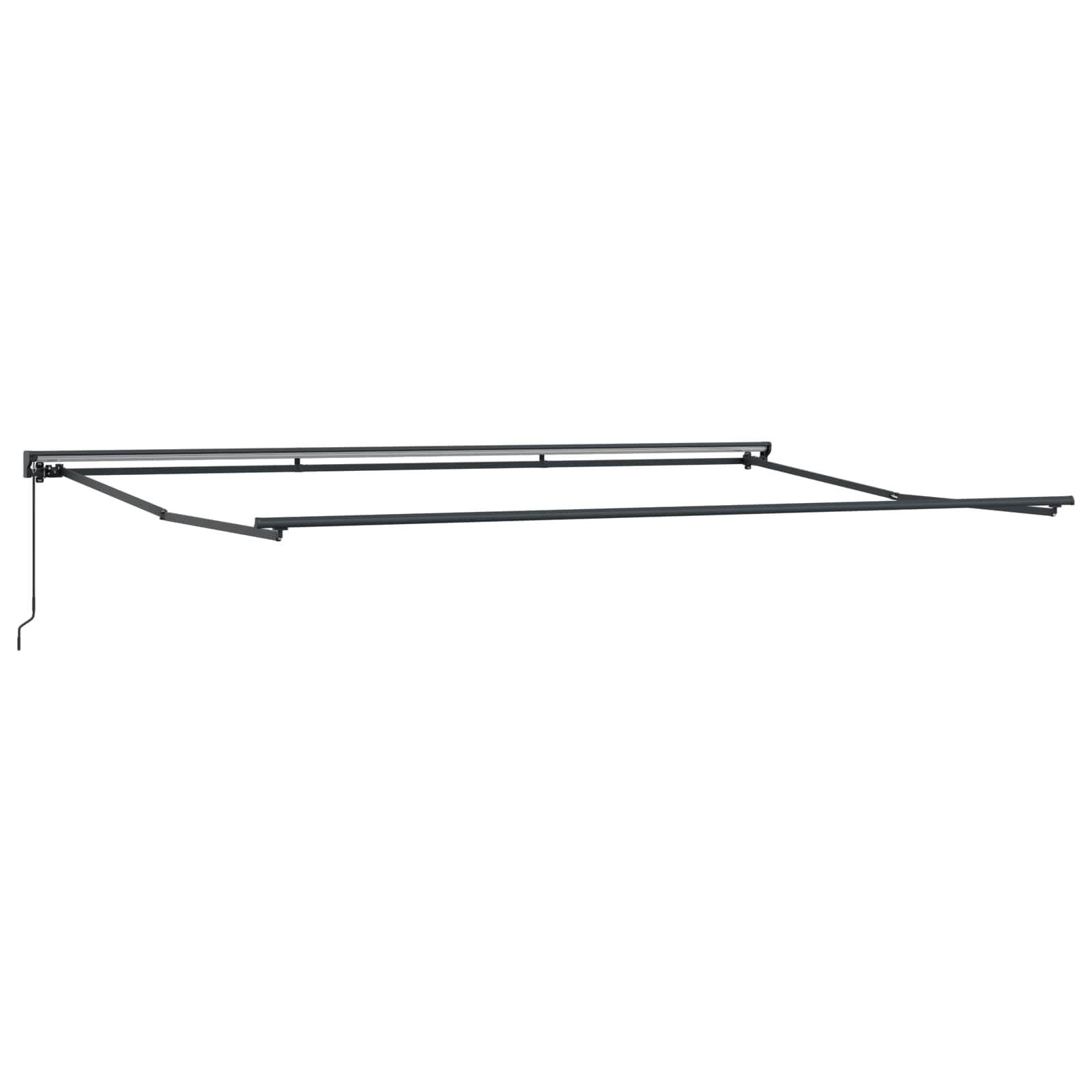 Markisenrahmen Anthrazit und Weiß 500 x 300 cm