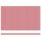 Elektrische ausziehbare Markise Rot und Weiß 500 x 300 cm