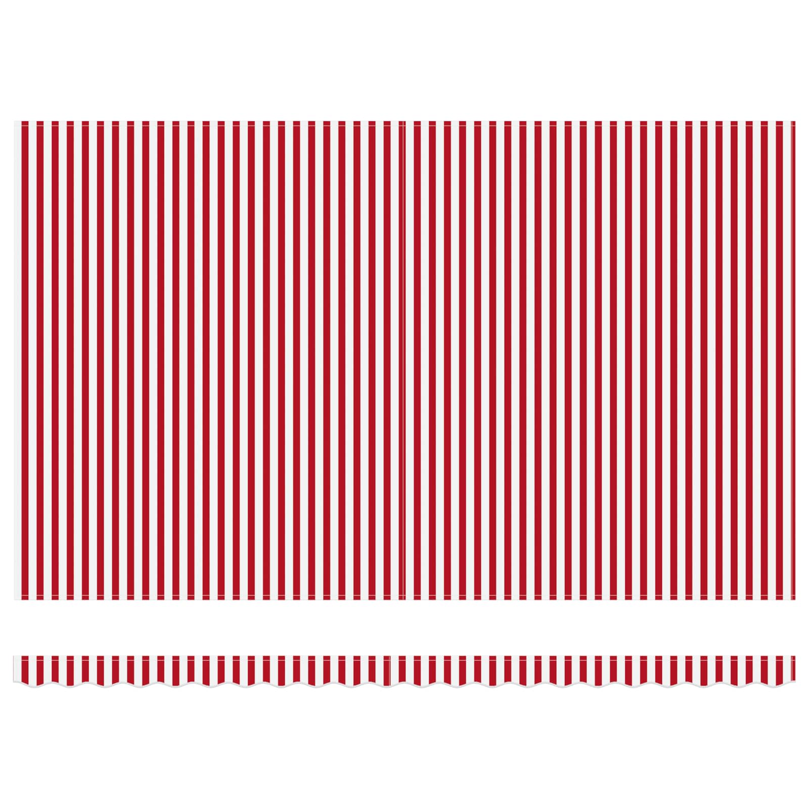 Markisenrahmen Rot und Weiß 500 x 300 cm