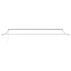 Einziehbare Markise Grün und Weiß 500 x 300 cm