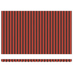 Einziehbare Markise Orange und Braun 500 x 350 cm