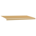 Einziehbare Markise Mehrfarbig 600 x 300 cm Polyester und Stahl