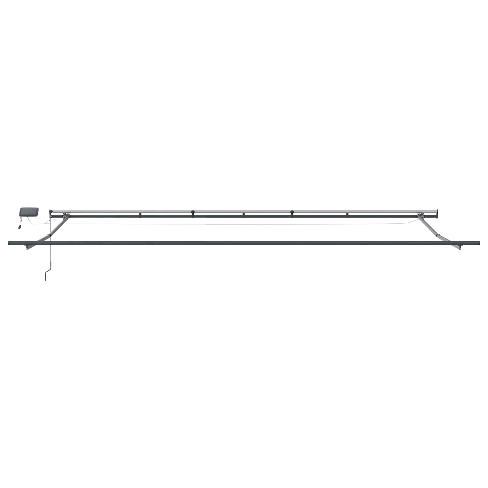 Einziehbare Markise Mehrfarbig 600 x 300 cm Stoff