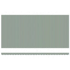 Elektrische ausziehbare Markise Grün und Weiß 600 x 300 cm