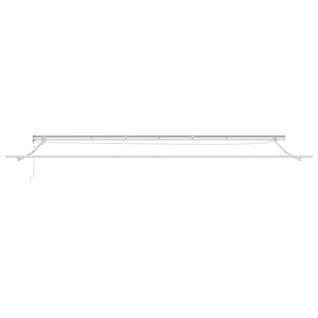 Einziehbare Markise Gelb und Orange 600 x 350 cm