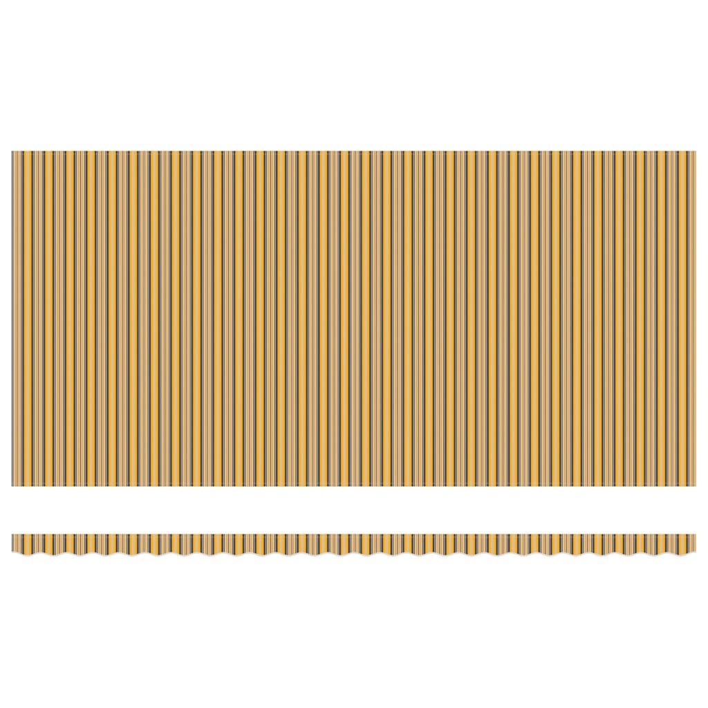 Einziehbare Markise Mehrfarbig 600 x 350 cm Stoff und Stahl