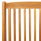 Klappstuhl mit Kissen 2 pcs Braun Massivholz Akazie