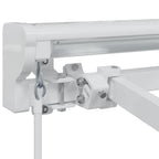 Markisenrahmen Verstellbar Weiß 2,5 x 2 m Stahl