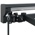 Markisenrahmen Verstellbar Anthrazit 4,5 × 3 m Stahl