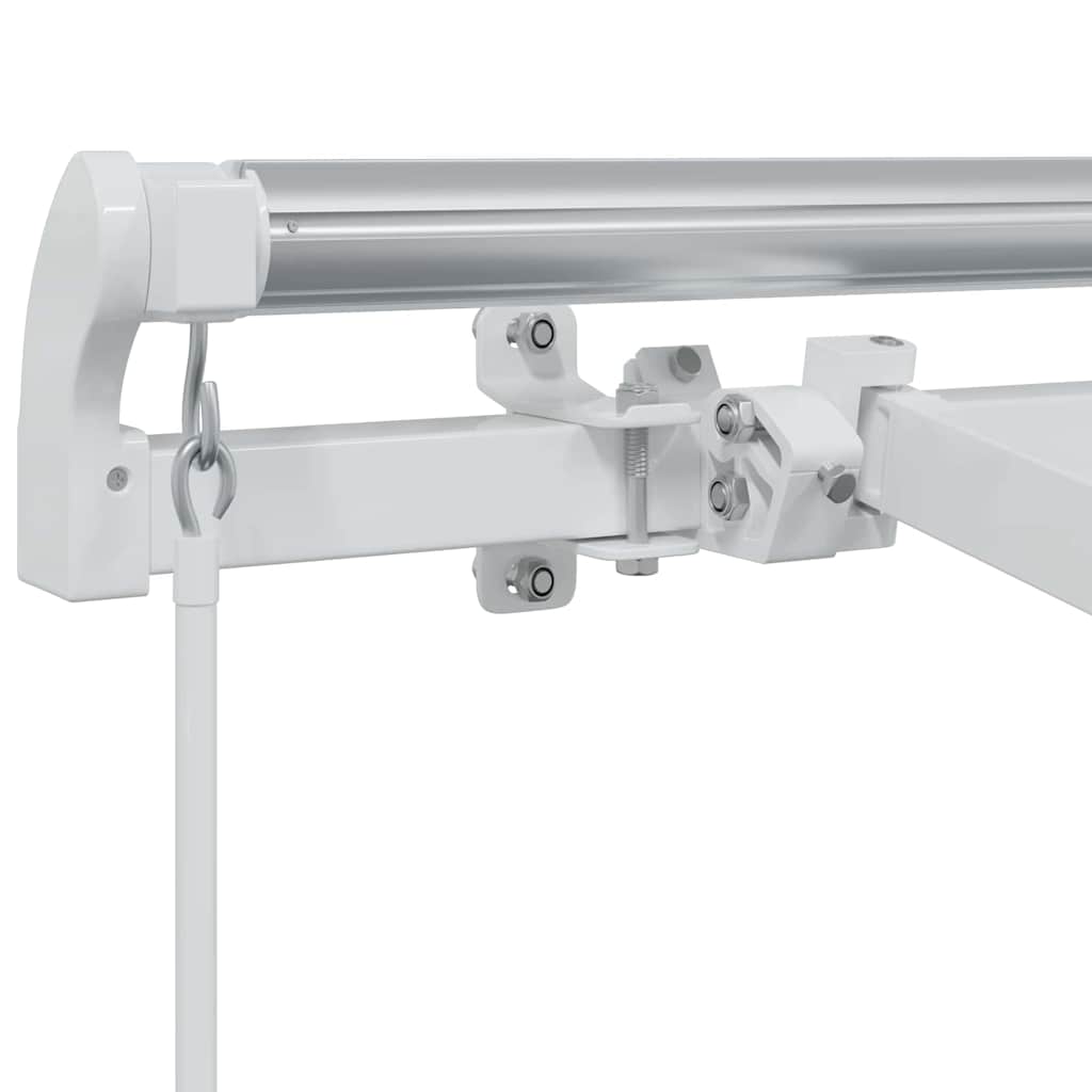 Markisenrahmen Weiß 4 x 2 m Metall